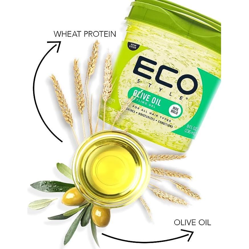 Eco Styling Gel Olive Oil (8 oz)