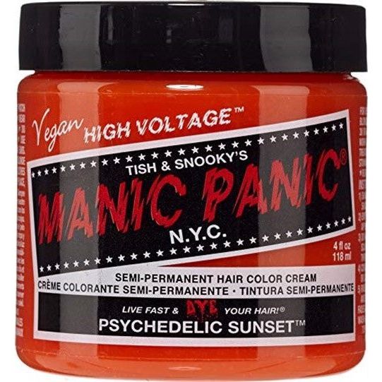 Manic Panic Creamtone Semi Permanent Hair Dye - Psychedelic Sunset 4oz - Beauty Exchange Beauty Supply