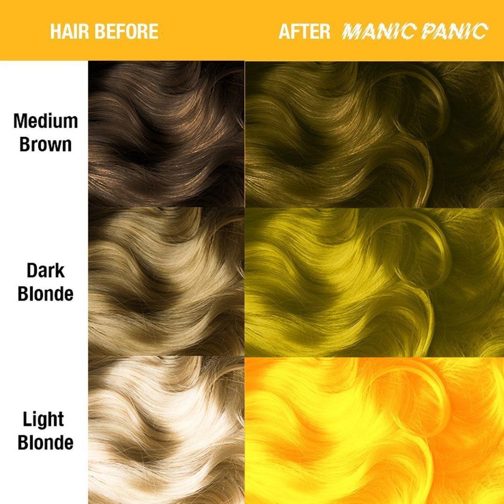 Manic Panic Creamtone Semi Permanent Hair Dye - Sunshine 4oz - Beauty Exchange Beauty Supply