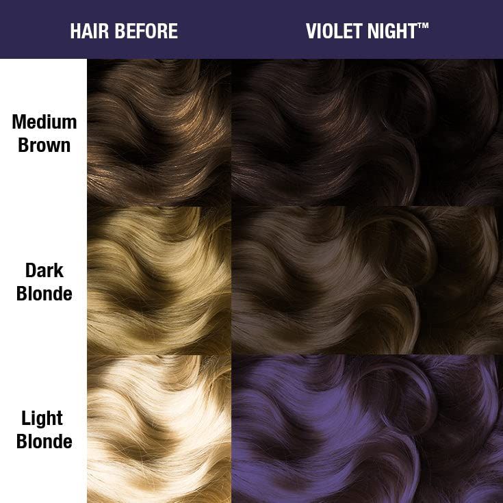 Manic Panic Creamtone Semi Permanent Hair Dye - Violet Night 4oz - Beauty Exchange Beauty Supply