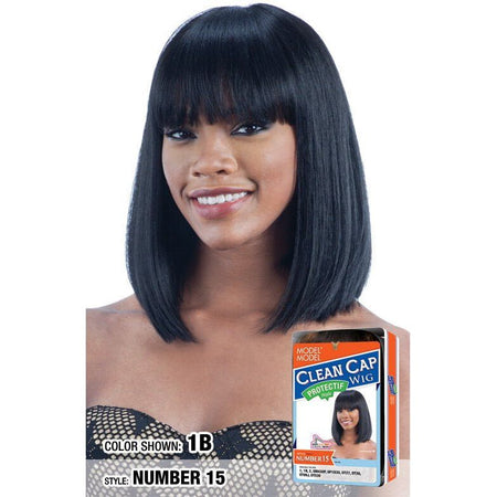 Model Model Clean Cap Protectif Style Synthetic Wig MMC15 Number 15