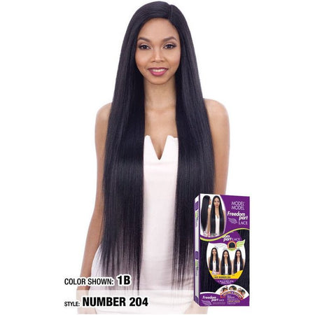 Model Model Freedom Part Synthetic Lace Part Wig Number 204