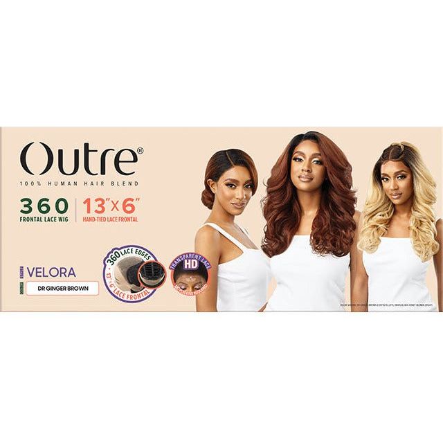 Outre 360 100% Human Hair Blend Lace Front Wig - Velora - Beauty Exchange Beauty Supply