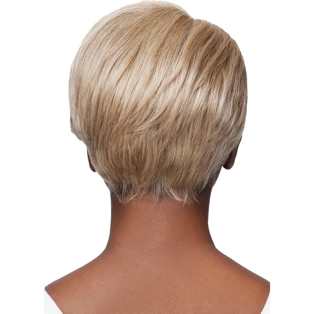 Synthetic lace front outlet wig outre shorty