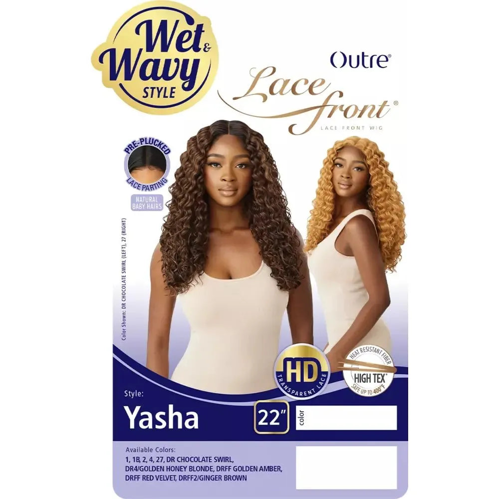 Outre Lace Front Wet & Wavy Synthetic HD Lace Front Wig - Yasha - Beauty Exchange Beauty Supply