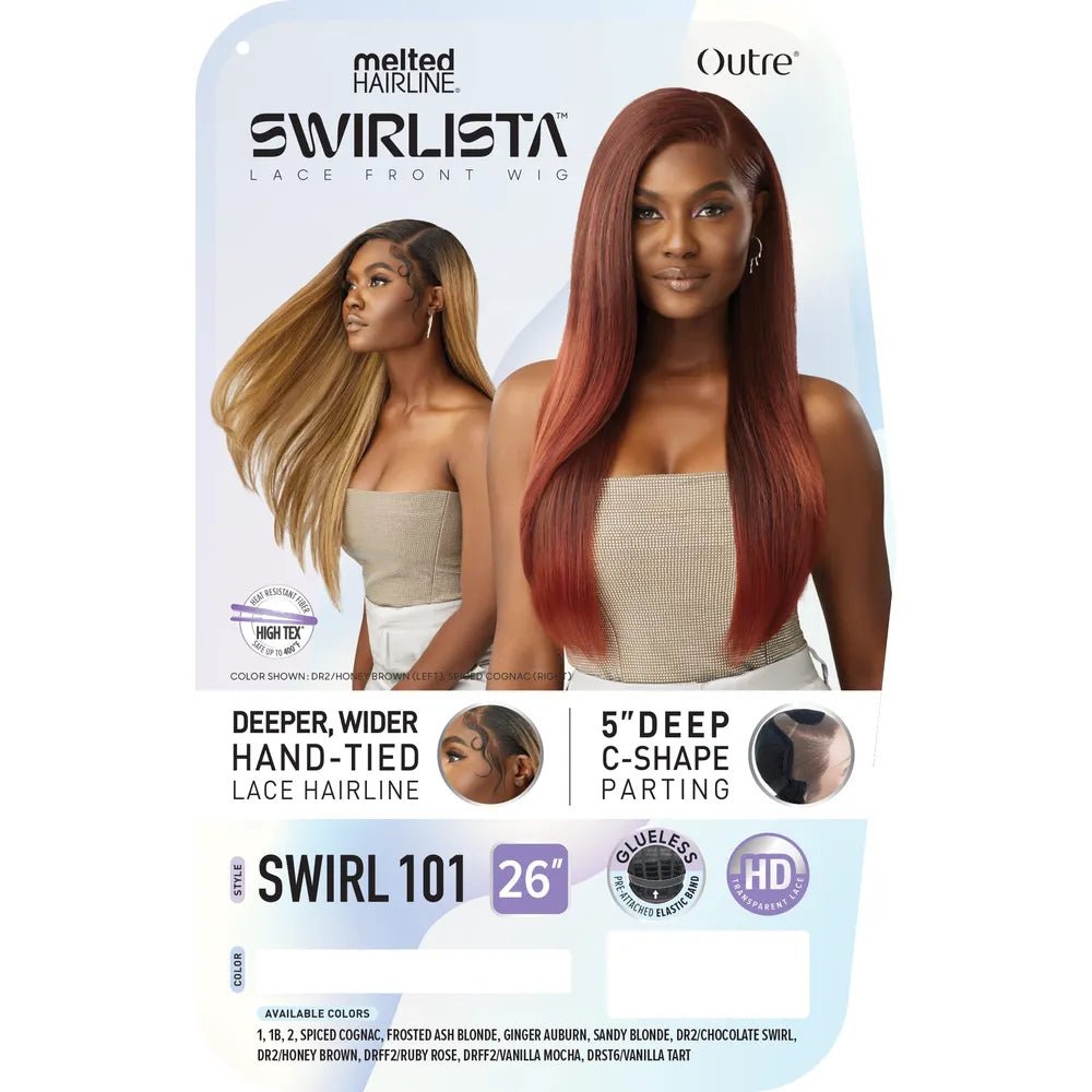 Outre Melted Hairline Swirlista Lace Front Wig - SWIRL 101 - Beauty Exchange Beauty Supply
