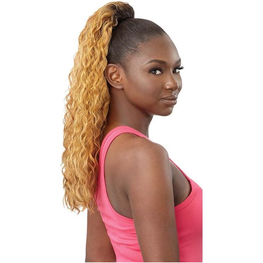 Outre Pretty Quick Synthetic Drawstring Ponytail - Natural Wave 22" - Beauty Exchange Beauty Supply