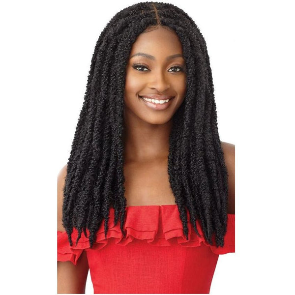 Outre X Pression Twisted Up Synthetic 4x4 Lace Front Wig Butterfly Locs 22