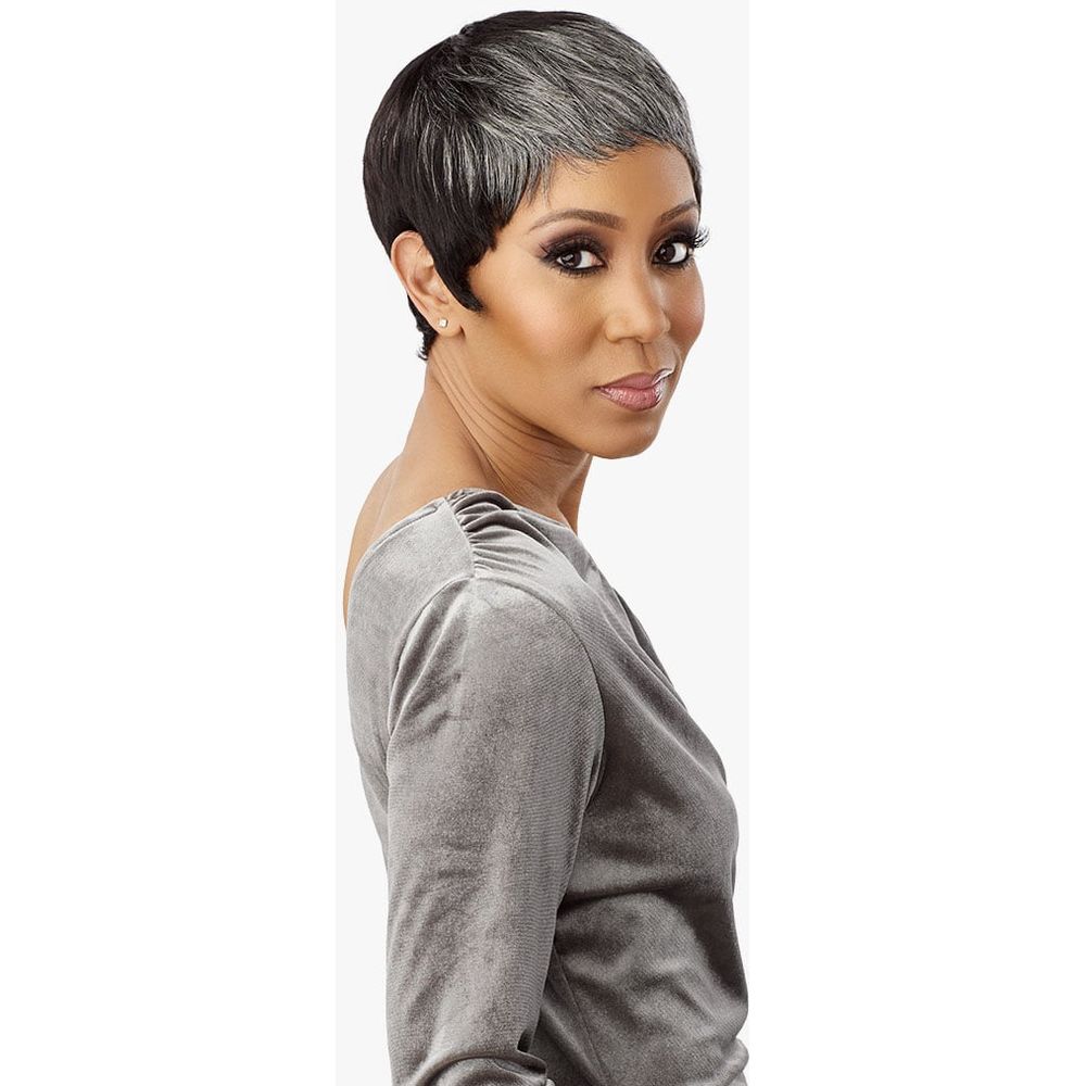 Sensationnel Empire Human Hair Salt & Pepper Full Wig - Evie - Beauty Exchange Beauty Supply