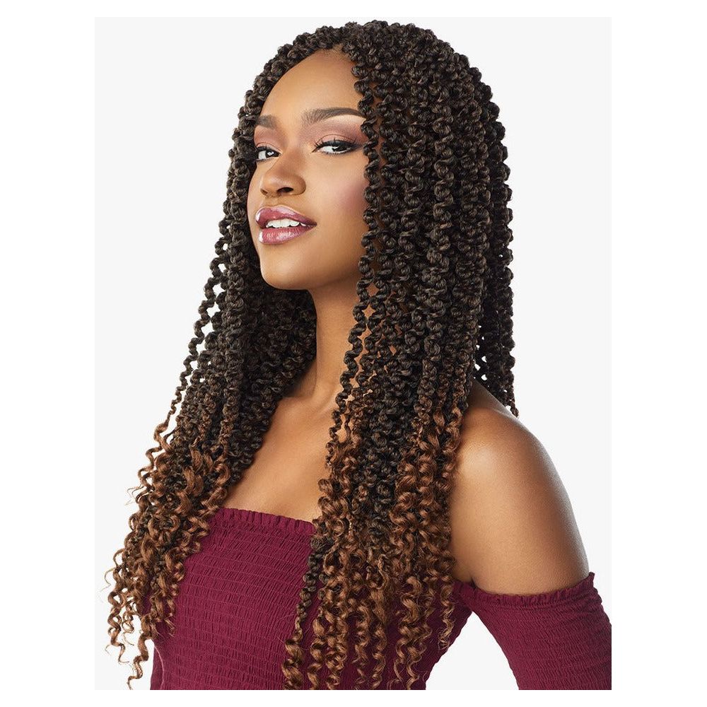 Sensationnel Lulutress Pre-Looped Crochet Braid 3X 3D Passion Twist 18" - Beauty Exchange Beauty Supply