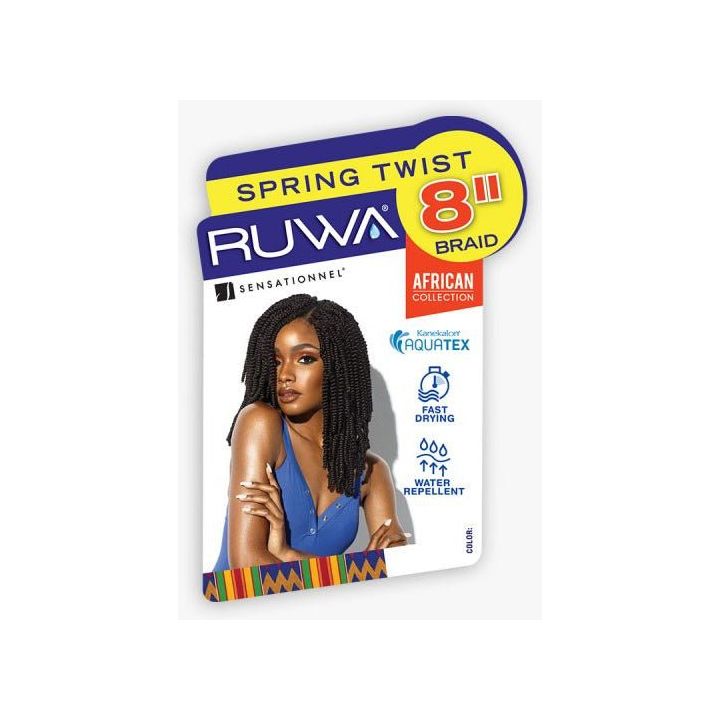 Sensationnel Ruwa Crochet Braiding Hair - Spring Twist 8" - Beauty Exchange Beauty Supply