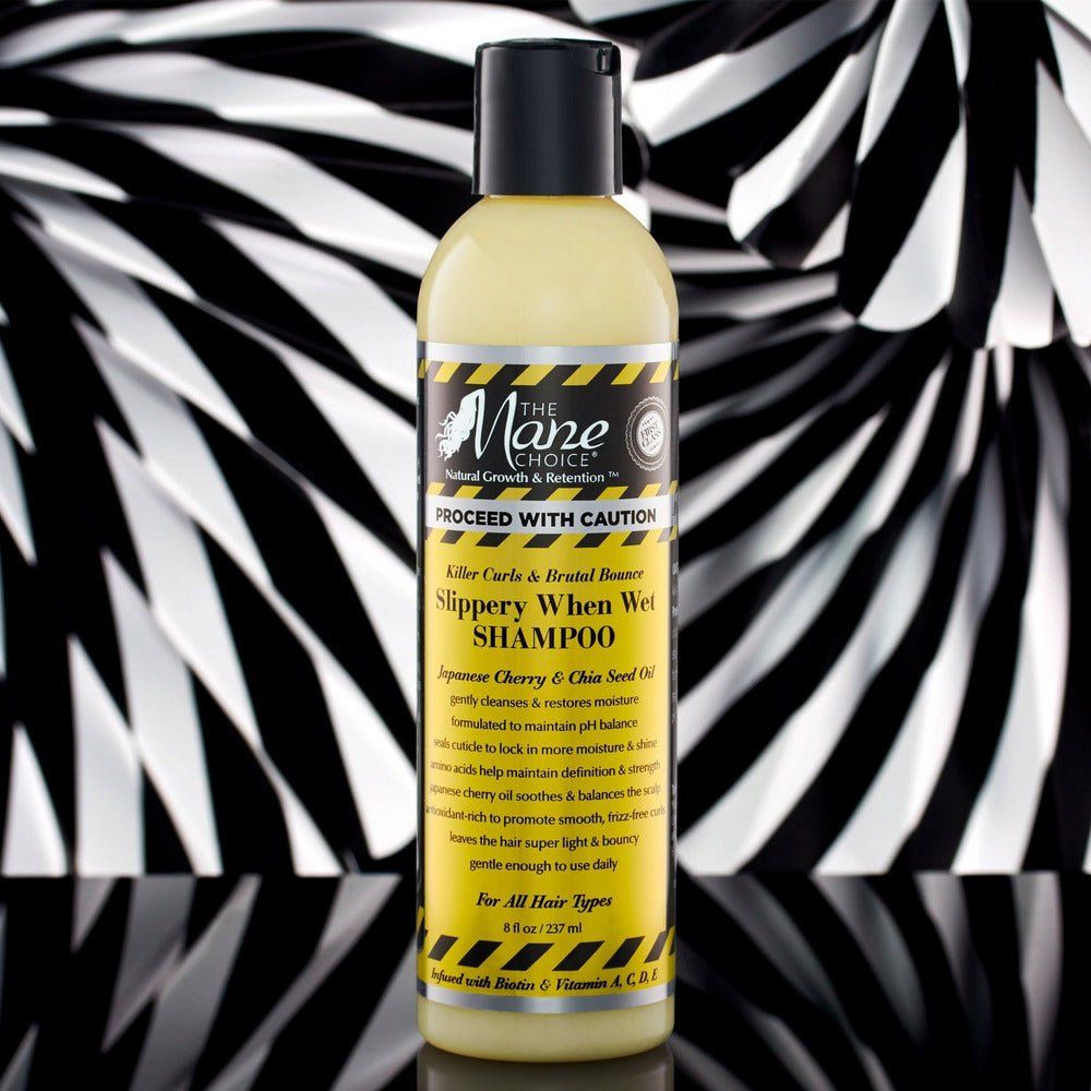 The Mane Choice Proceed with Caution Slippery When Wet Shampoo 8oz - Beauty Exchange Beauty Supply